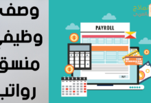 نموذج وصف وظيفي منسق رواتب وأهم أدواره ومهامه 13 وصف وظيفي منسق رواتب