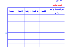 نموذج استمارة تسجيل دورة تدريبية 31 نموذج استمارة تسجيل دورة تدريبية