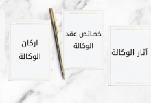 كل ما يتعلق بالوكالة (تعريفها- أركانها- طريقة كتابتها- أنواعها) 27 نموذج وكالة