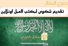 تقديم شكوى لمكتب العمل ضد شركة اون لاين من خلال 4 طرق مختلفة 6 طريقة تقديم شكوى لمكتب العمل اون لاين في السعودية