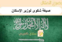 دليل شامل حول صيغة شكوى لوزير الإسكان: 5 نماذج جاهزة لحل مشاكل مختلفة 10 صيغة شكوى لوزير الإسكان