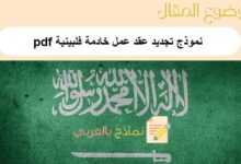 تحميل نموذج تجديد عقد عمل خادمة فلبينية pdf وword من نماذج بالعربي 22 نموذج تجديد عقد عمل خادمة فلبينية pdf